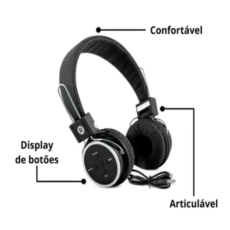 Headphone B05 De Ouvido Bluetooth S/Fio