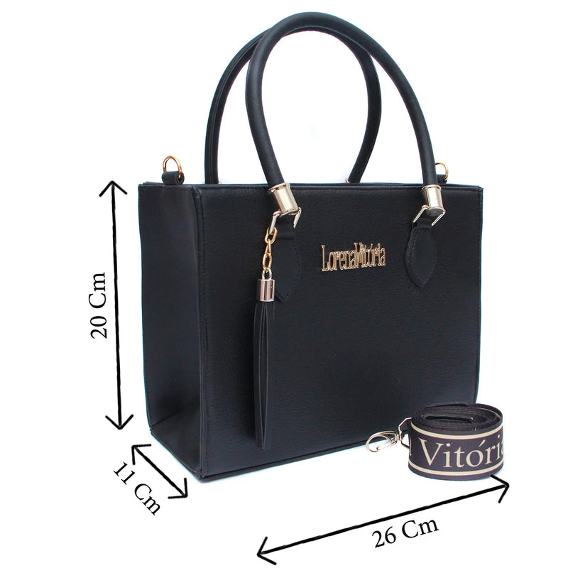 Bolsa feminina grande - Lorraine  transversal